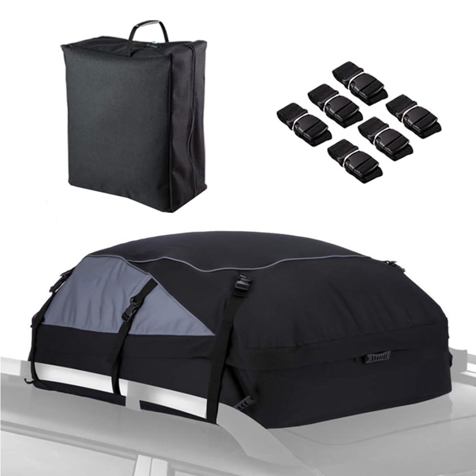 Vehículo Carrier de Concha Blanda - Bolsa de Techo Plegable para Coche