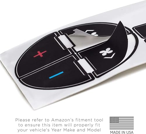 Miniatura 2 de OxGord Kit de reparación de botones de CA para salpicadero - Diseño original y fabricado en Estados Unidos - Lo mejor para fijar botones de control