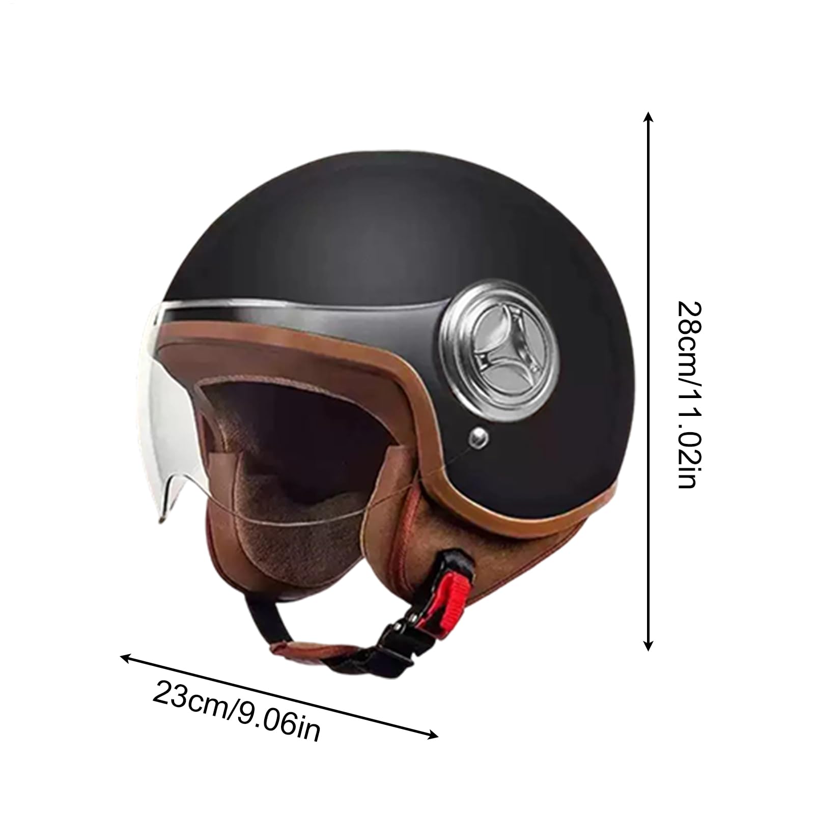 Kask rowerowy dla dorosłych – otwarta twarz kask półskorupowy – wyposażenie ochronne do jazdy na deskorolce, do jazdy na rowerze szosowym, górskim