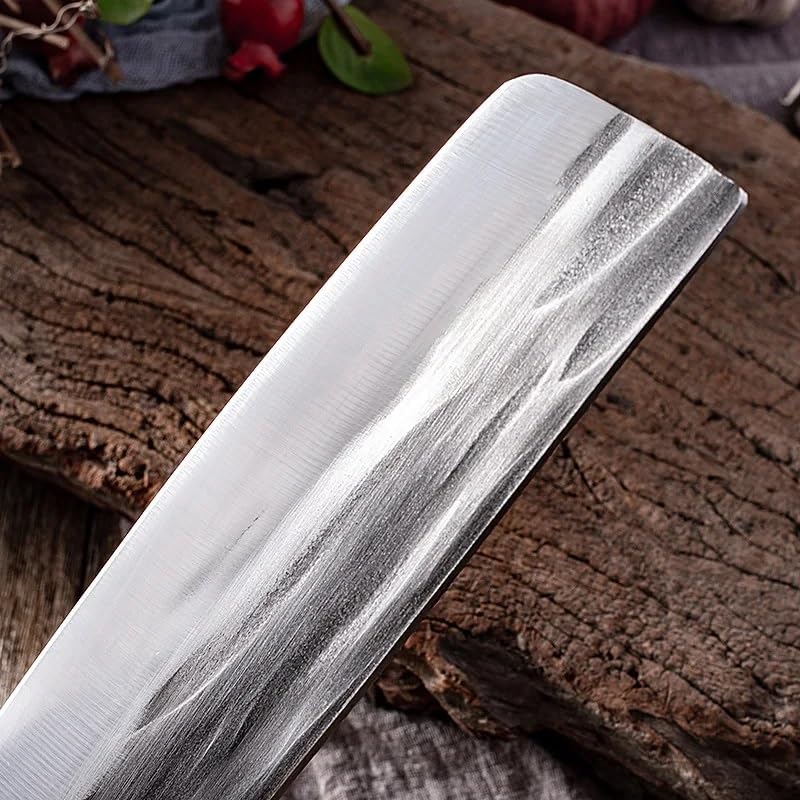 Meat Cleaver,Cleaver Knife Stainless Steel Knife Handmade Forged Sharp Chef Cleaver Slicing Kitchen Knives For Cutting Vegetables Meat, LAMAJIGA5844