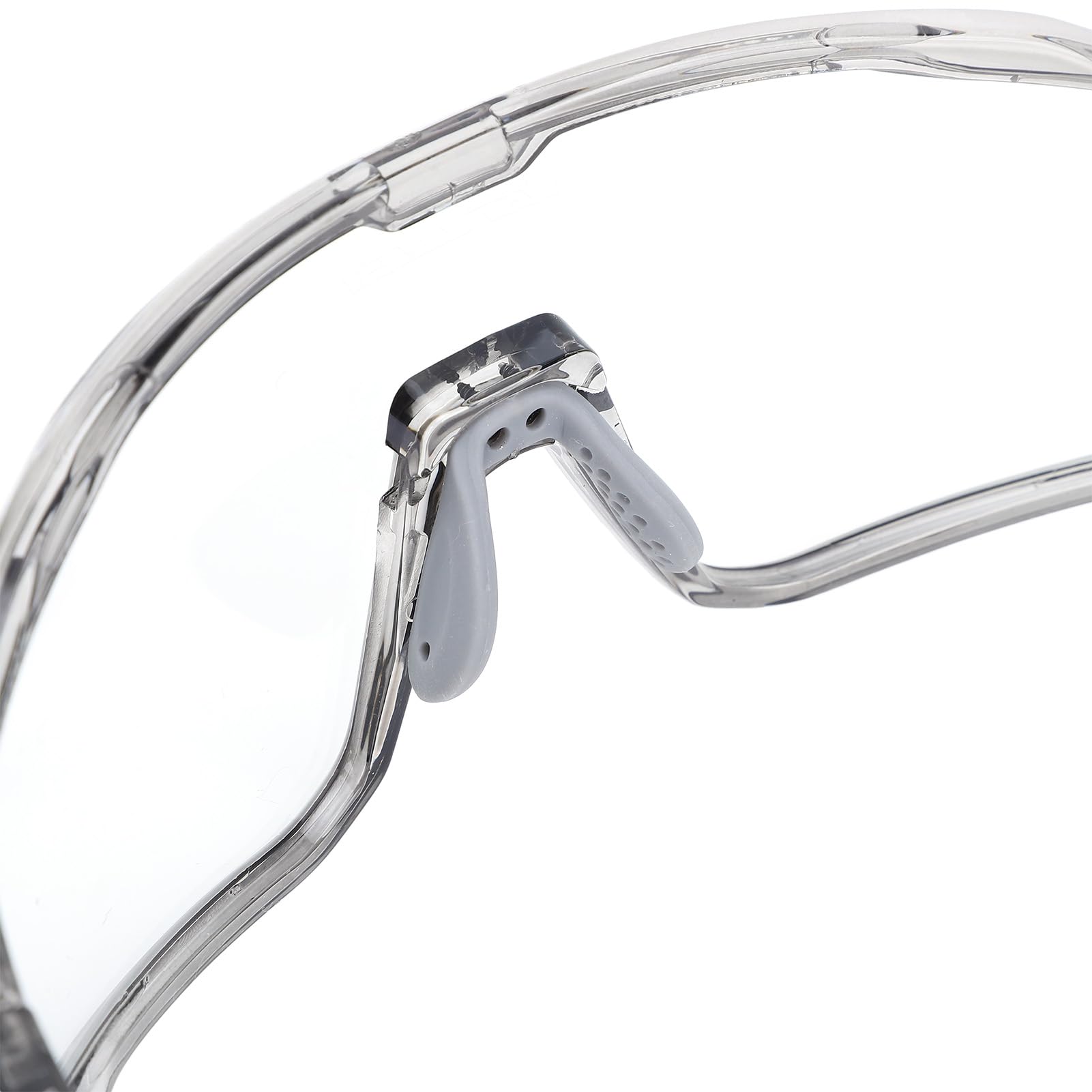 Schimer Occhiali da Ciclismo Fotocromatici Occhiali da Sole Polarizzati Argento Antivento UV400 per Corse, Corse, Guida All'aperto