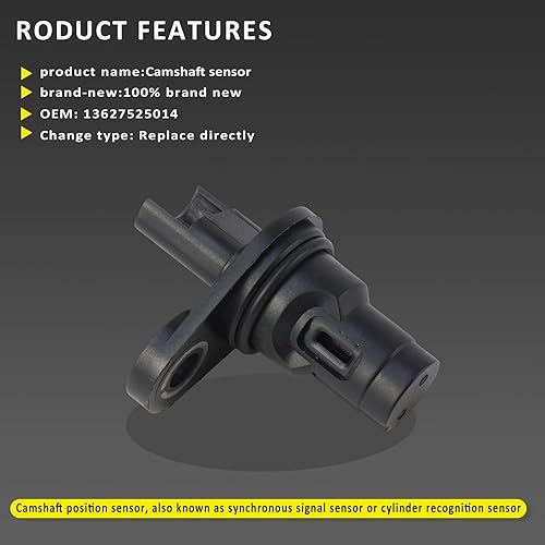 Miniatura 9 de 2 piezas de sensor de posición del árbol de levas reemplazo para BMW Z4 740I 528I 328I Reemplazo 13627525014 13627546660 13627558518