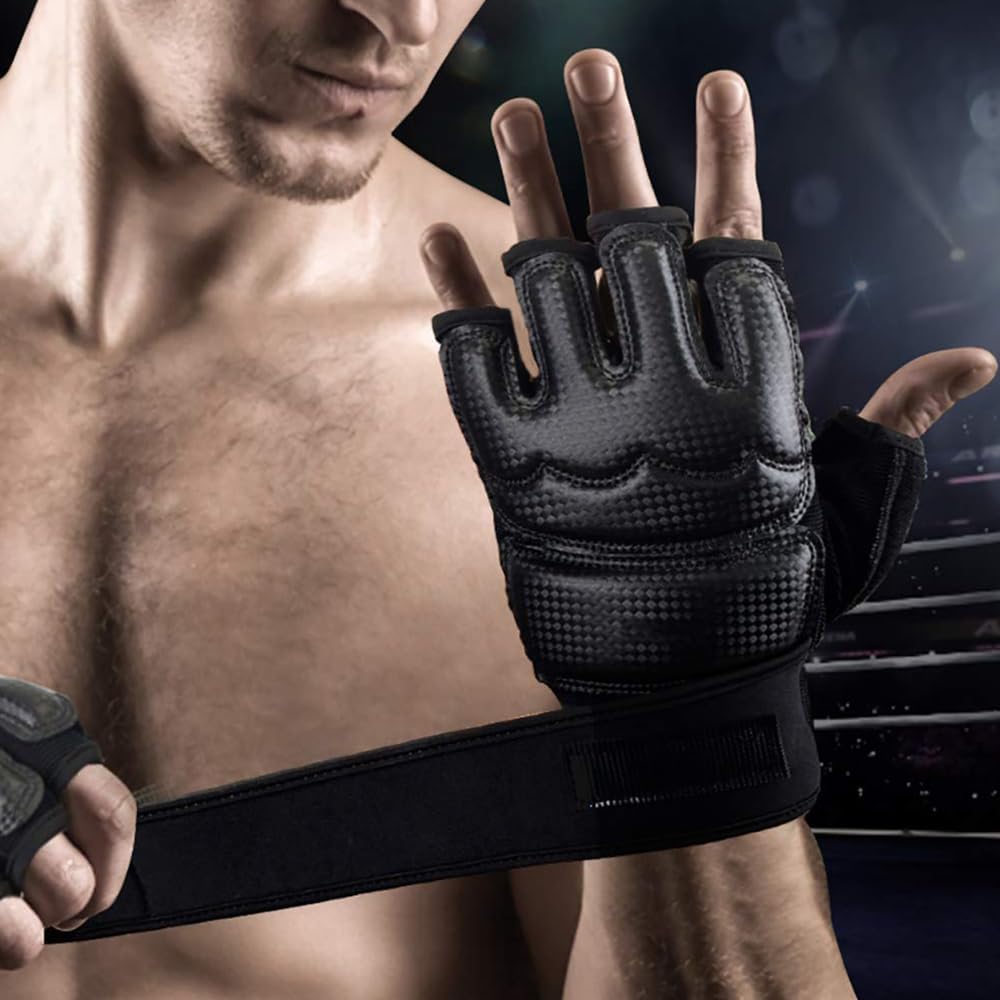 Guantoni da Boxe per Bambini 3-12 Anni, Guanti da Karate MMA Muay Thai Allenamento