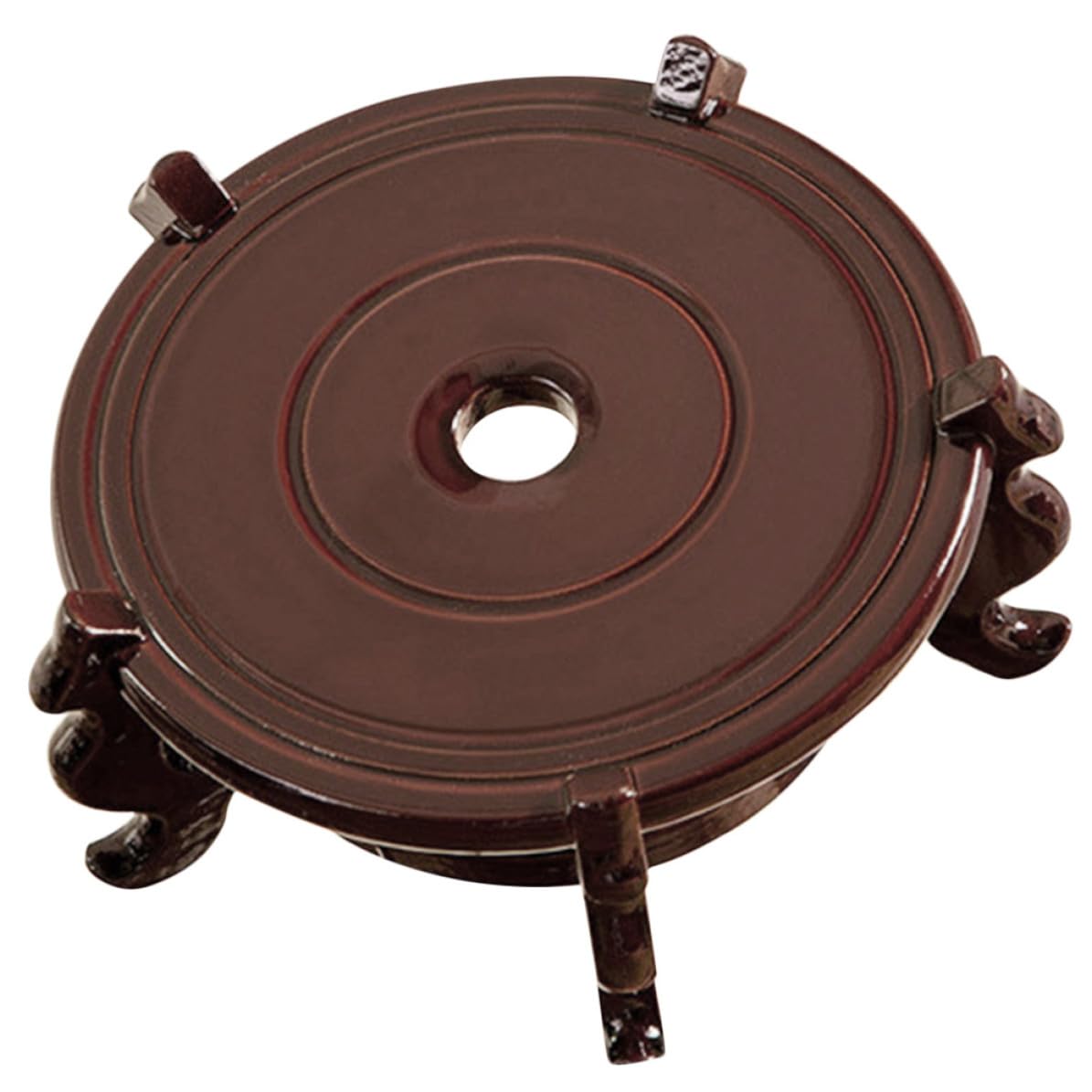 Soporte de Madera y Evitar Humedad Patas Pequeñas , Fácil de Transportar para Macetas Adecuado para Decoración de Mesa Hogar