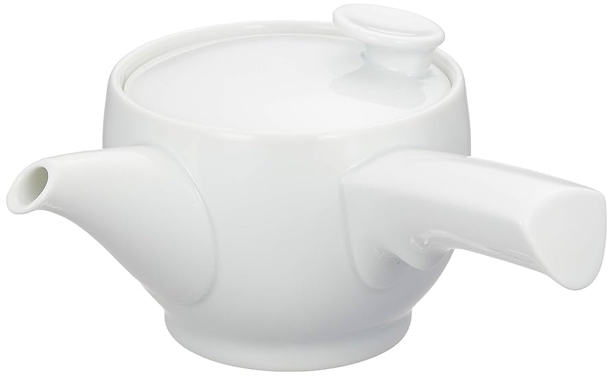 陶磁器の急須.  茶道具に急須を入れる IwaiLoft 小さいな急須 ティーポット 陶磁器 藤持ち手 急須