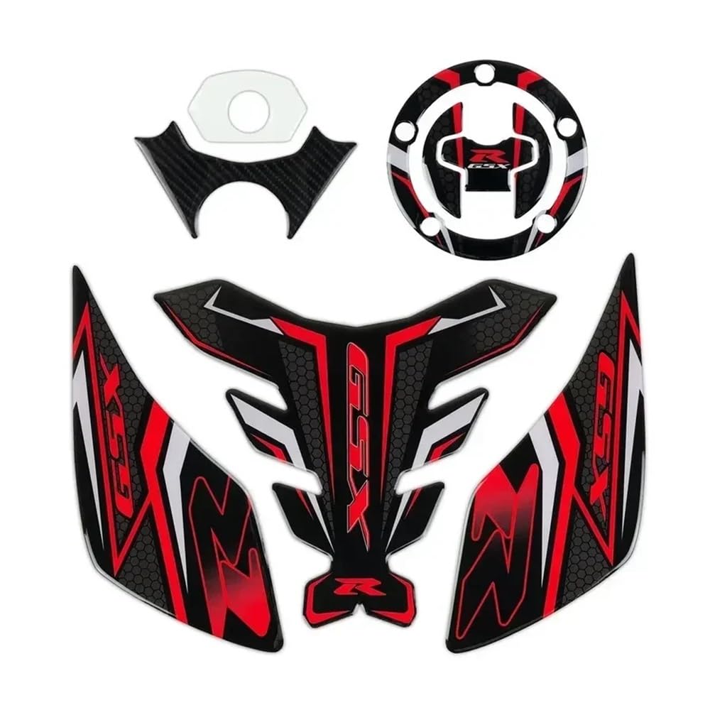 Motorcycle Tank Pad Protection for GSX250R Motorbike Fuel Tanks Traction Pads Tank Cap Protection Fishbone Three-Dimensional Sticker Body Decal Scratch