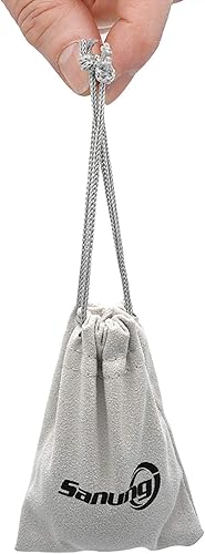 Miniatura 6 de Sanung Lupa óptica 30X, lupa de lectura de aleación de zinc Y-18 con doble lente de vidrio blanco, lupas de joyería de alta definición para leer,