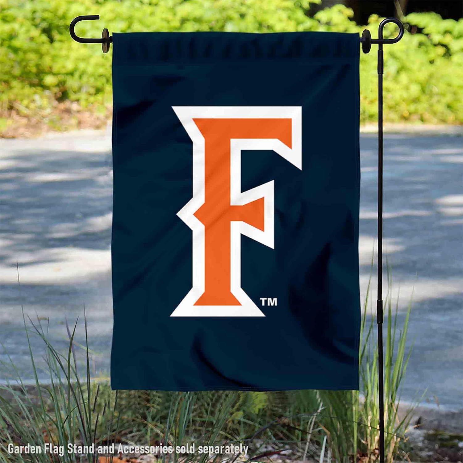 College Flags & Banners Co. Cal State Fullerton Titans F Logo Garden Banner Flag