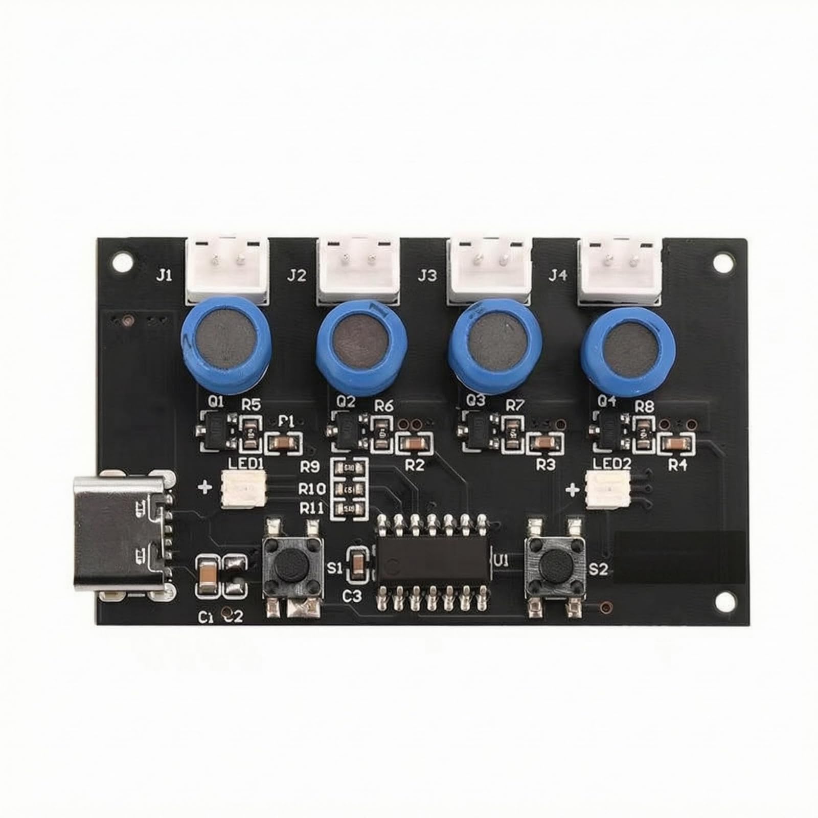 Adjustable Humidifier Controller Board Indicator LEDs Four-Head Misting Controller Mounting Holes Humidifier Control Module PCB, Module | Home & Garden | Home Improvement-image-49