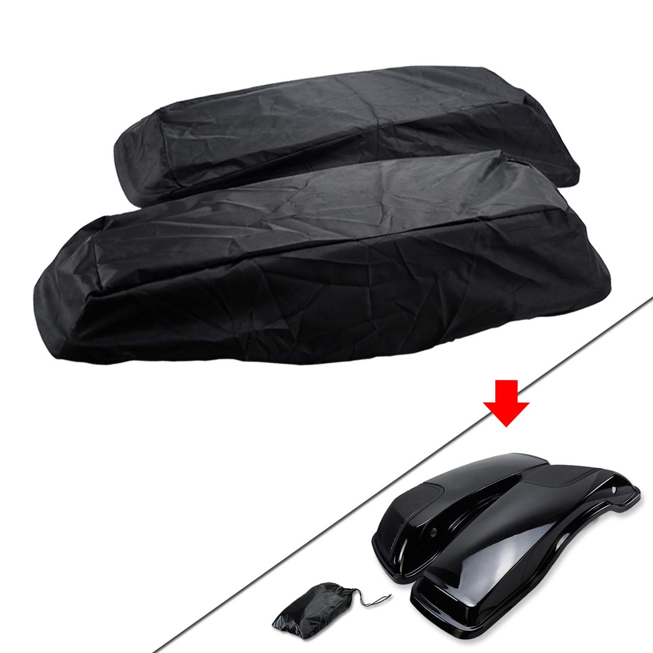 Copertura Altoparlanti Cromata Per Harley Touring Electra Glide 2006-2013 - 2 Pezzi, Design In ABS - Foto 12