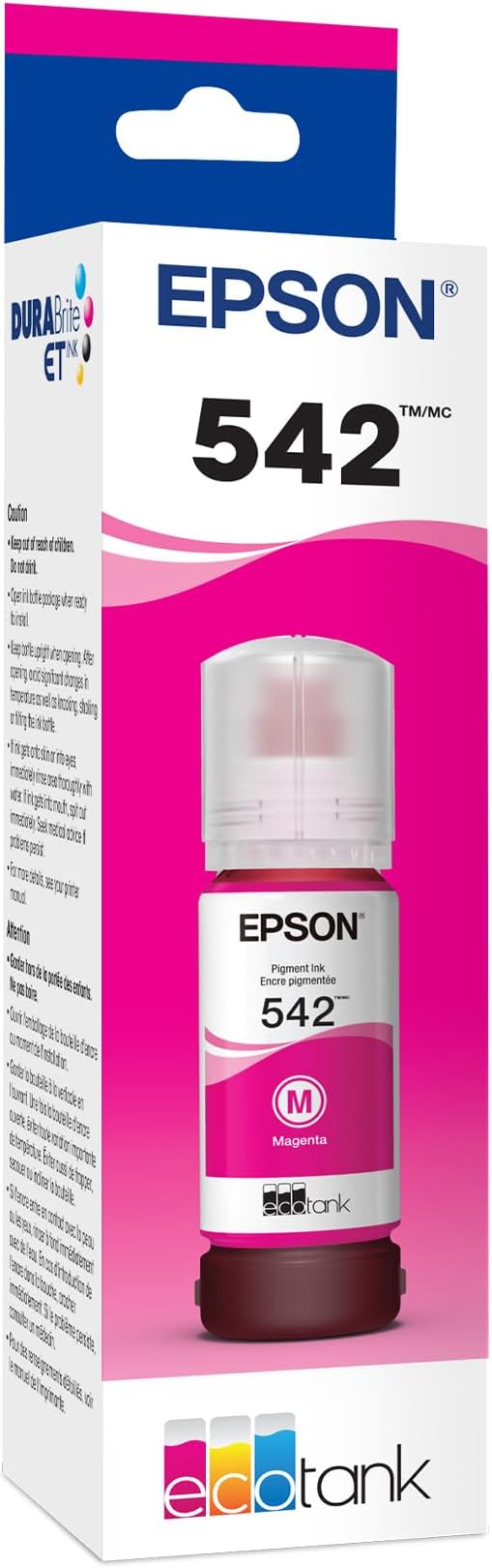 Epson EcoTank 542 Ink - Magenta, Model Number: T542320-S