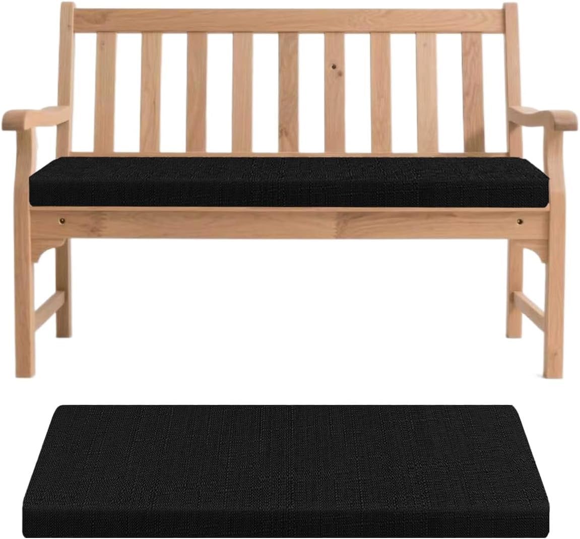 Coussin de banc d'extérieur antidérapant pour assise dure