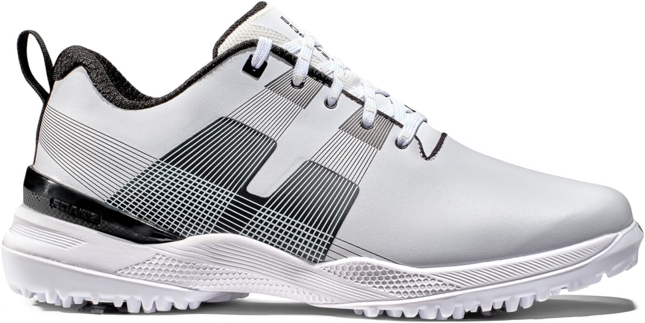 SQAIRZ Velo LT-X Men Golf Shoes, Designed for Balance & Performance, Waterproof Golf Shoes Mens, Replaceable Spikes
