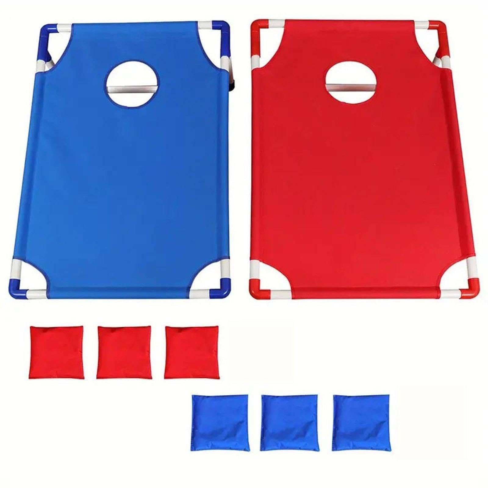 Juego de Lanzamiento de Aros Corn Hole, Juguete Portátil para Fiestas, Ideal para Adultos Y Amigos Que Acampan.