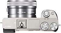 Vista 3 de Sony Cámara Alpha a6000 con lentes de zoom de potencia de 2.165-8.268 in y 0.630-1.969 in - Incluye cámara con lente de zoom de potencia