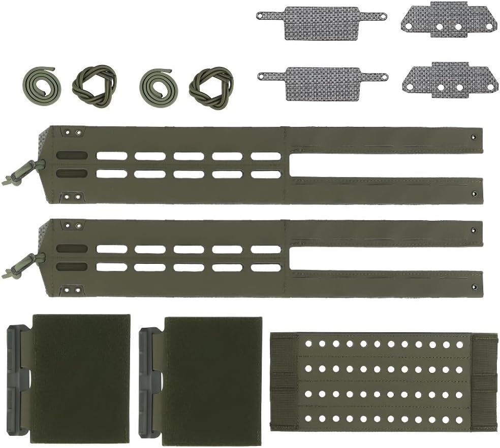 2PCS Lightweight Quick-Release Tactical Gear, Nylon Material - Fits Various Equip, For Team Activities/Tactical Games/Movie Props