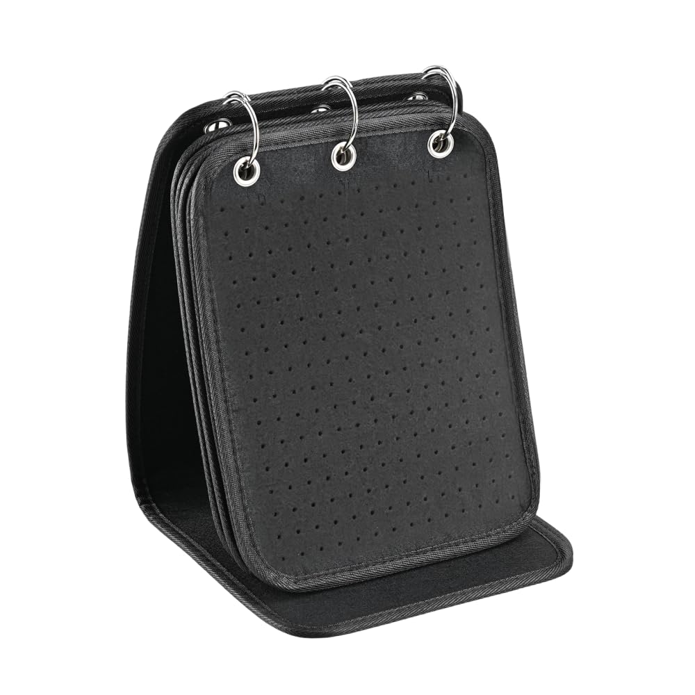 BDKMMS Enamel Pin Display Book, 5-Page Felt Brooch Storage Organizer for Table