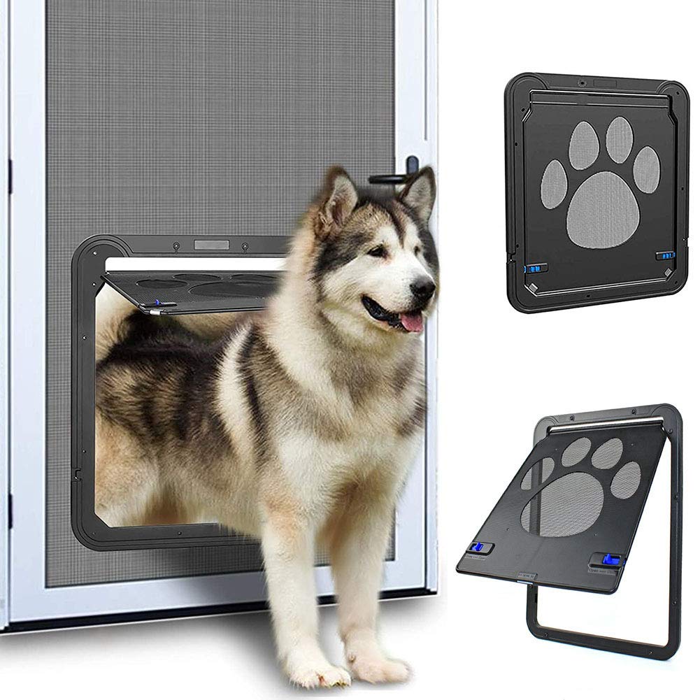 SLADE Pet Cat Dog Screen Door Sliding Screen Doggie Door for Exterior