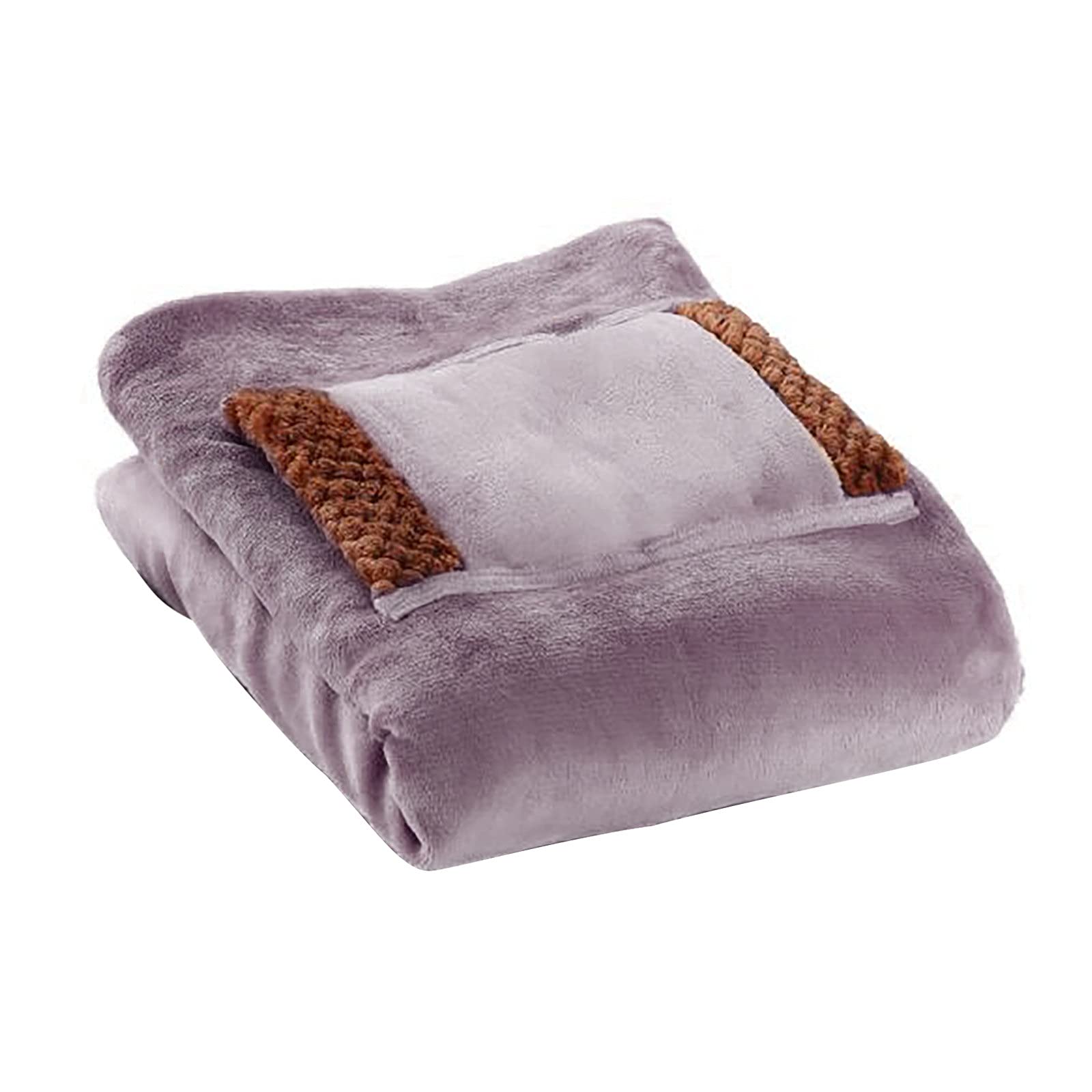 Machine Washable Electric Blanket USB Warm Bed Heater Thermal Mattress Soft  Heating Home Office Warmer Carpet (Color : Brown, Size : 60 * 80cm) (Purple  60 * 80cm) : Amazon.ca: Home