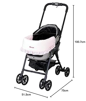 コムペット ミリミリライトα EGロング 10thアニバーサリーモデル 付属品有 ペットカート｜ミリミリライト アルファ EG ロング 10th