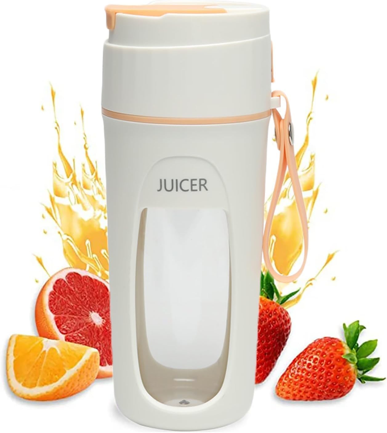 MBUYS MALL Portable & Rechargeable Smoothie Blender Leak-Proof Lid – For Smoothies, Juices, Milkshakes, Baby Food, Ice Crushing & More (340ml) – 2400mAh Battery, 8 Stainless Steel Blades (Green)-image-4