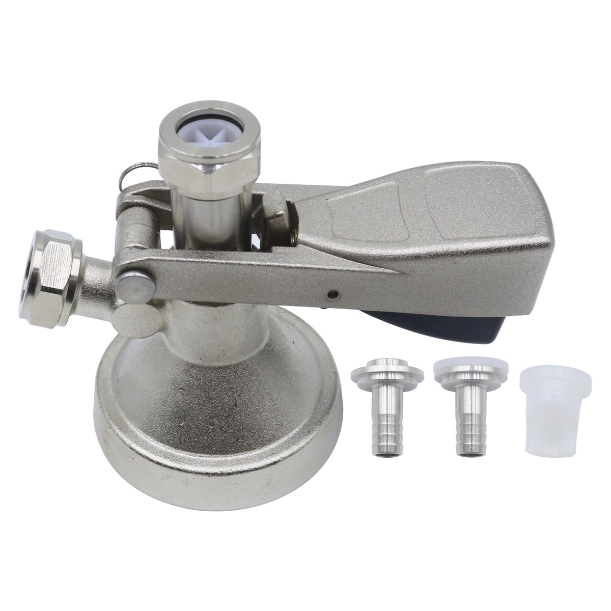 Qury Type G Barrel Coupler, Type G Stainless Steel Beer Keg Coupler, for Bars, Restaurants, and Home Use