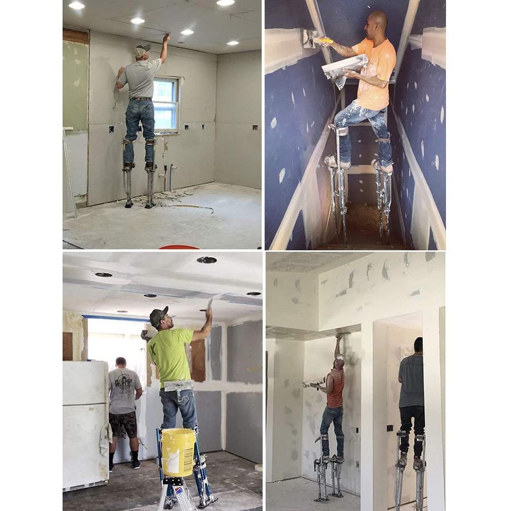 Échasses pour cloisons sèches, échasses décoratives réglables, élévateur Polyvalent en Aluminium pour installateur de Plafond/Peintre/plâtrier