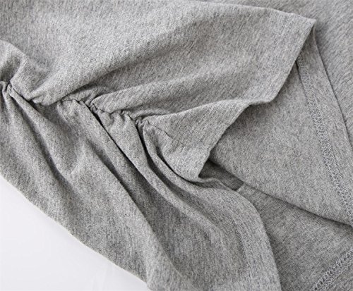 Topwhere Women's Cotton V Neck Tank Top For Maternity And Nursing (Black+Grey+White, S) #TOP3