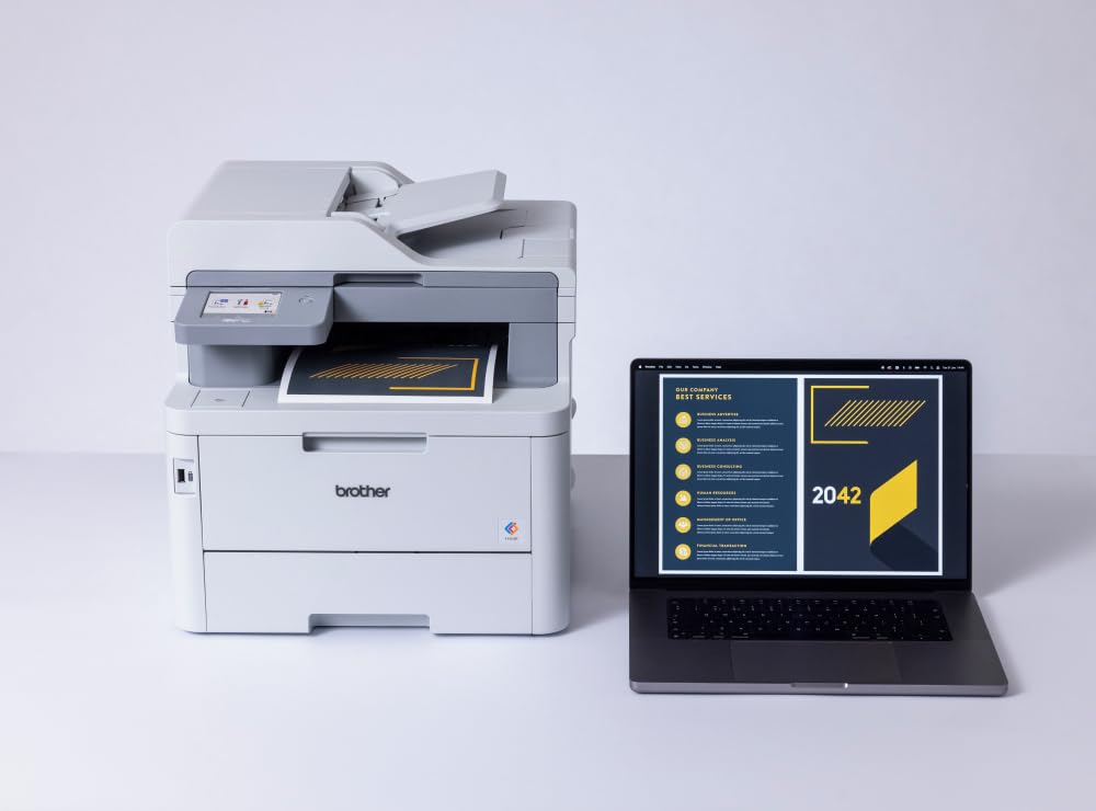 Brother MFCL8390CDW, Impresora multifunción Profesional LED Color compacta, con Red Cableada/WiFi y Doble Cara automática en Todas Las Funciones