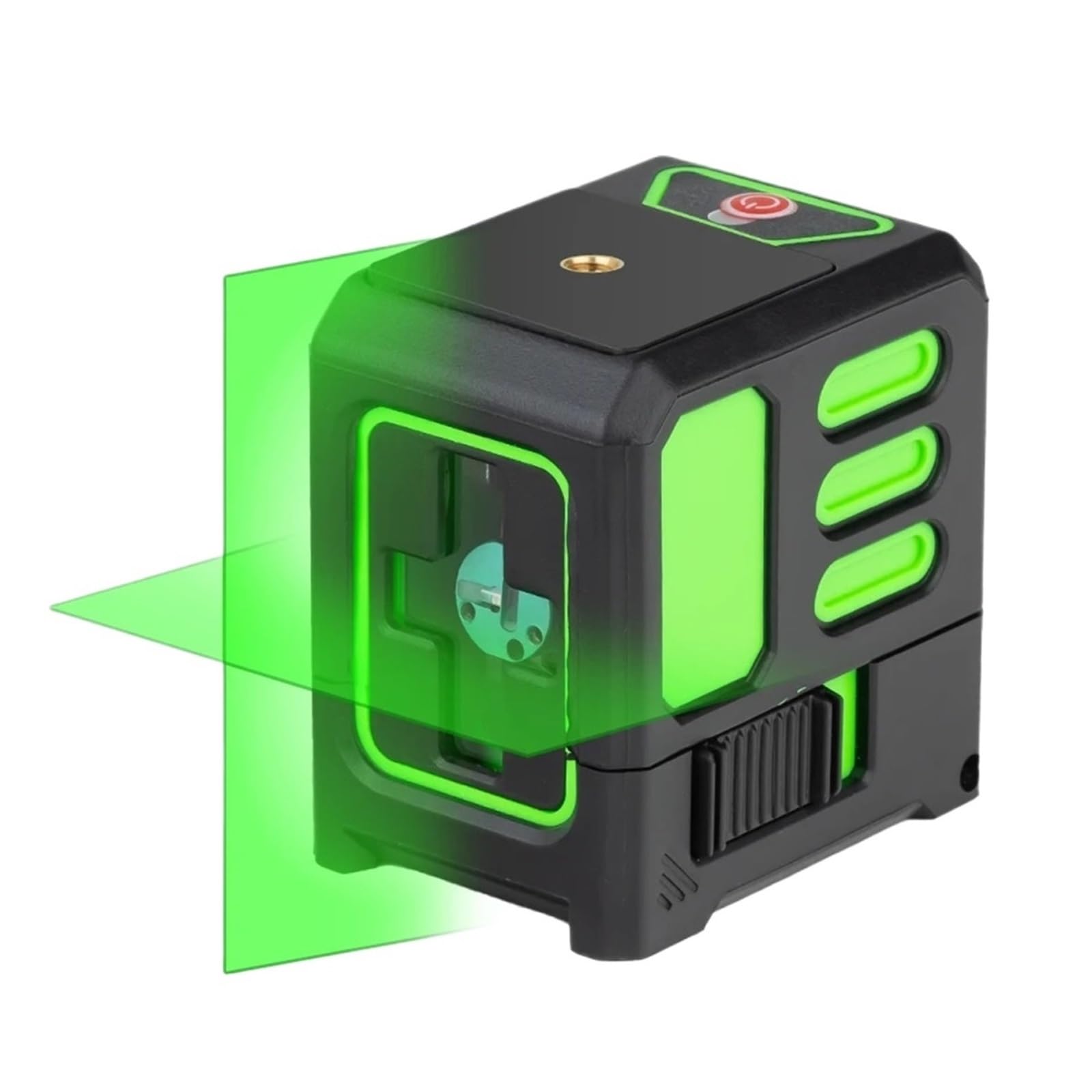 medidor de Distancia láser, Nivel Láser Verde 2 Líneas 10M Autonivelante Horizontal Y Vertical Herramientas De Medición Súper Potentes