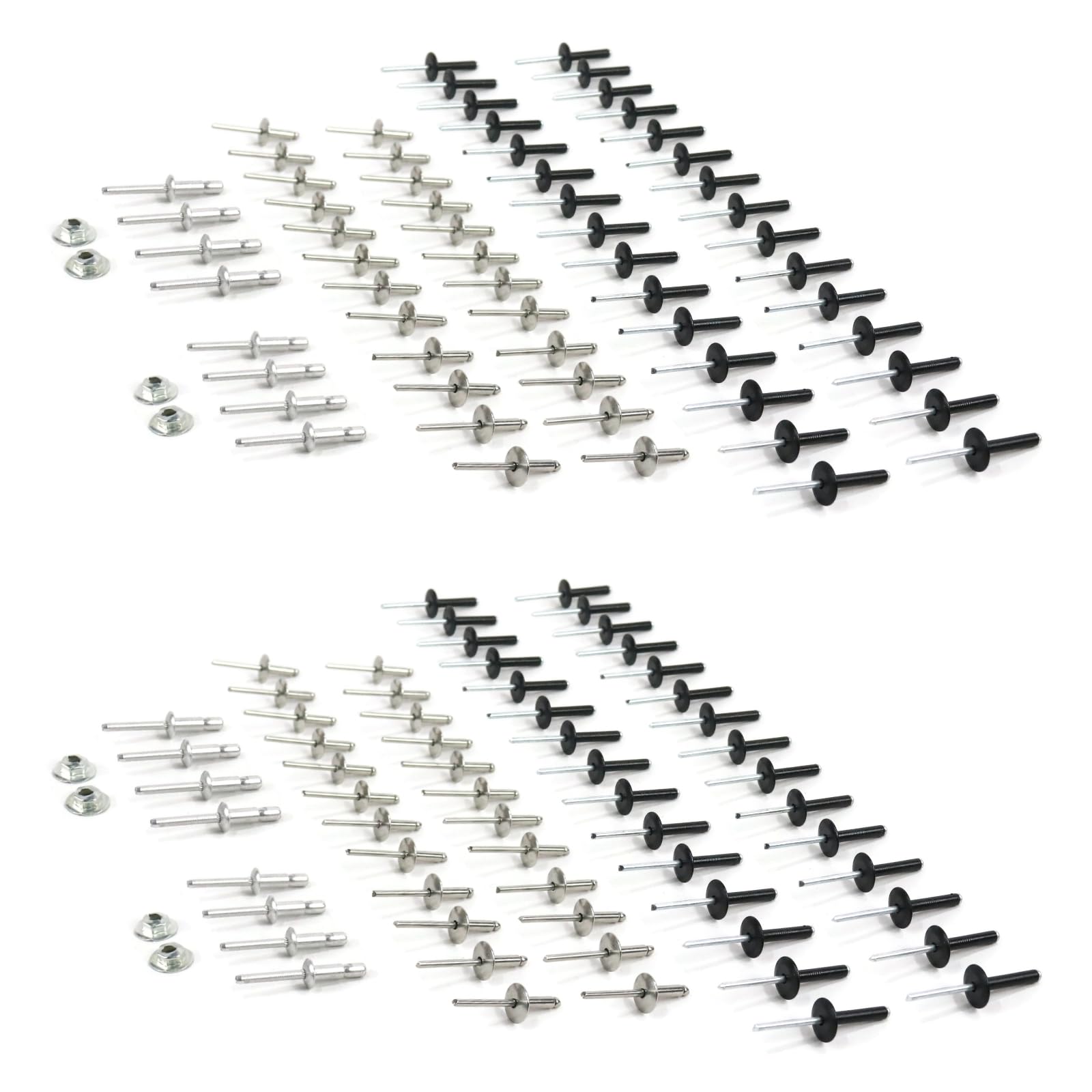 The ROP Shop | (Pack of 4 Complete Body Trim Rivet Kit for EZ-GO 10570G11, 10570G12 TXT Repair