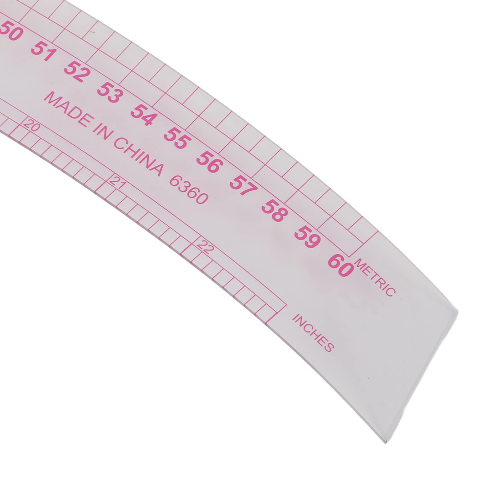 Hztyyier Righello per Trapuntatura Righello da Cucito con Braccio in Plastica per Disegno di Misurazione della Manica Artigianali Fai-da-Te 60 Cm di Lunghezza Other Sewing Embroidery Supplies