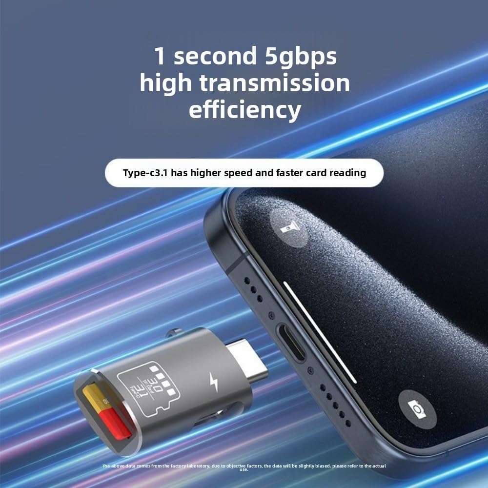 2-in-1 USB C to USB+Type C Female OTG Adapter Type C Charging USB3.0 U Disk Data Transfer Converter,Silver