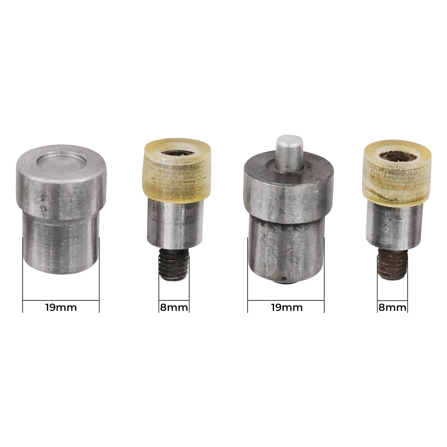 Trimming Shop 9.5mm, 12mm Jersey Tapa Chasquear Poppers Cierres Botones a Presión Herramienta de Ajuste Plantilla Set Kit Con Kam Universal Verde Máquina Para Bebé Baberos, Ropa, Cuero Crafts, Reparar