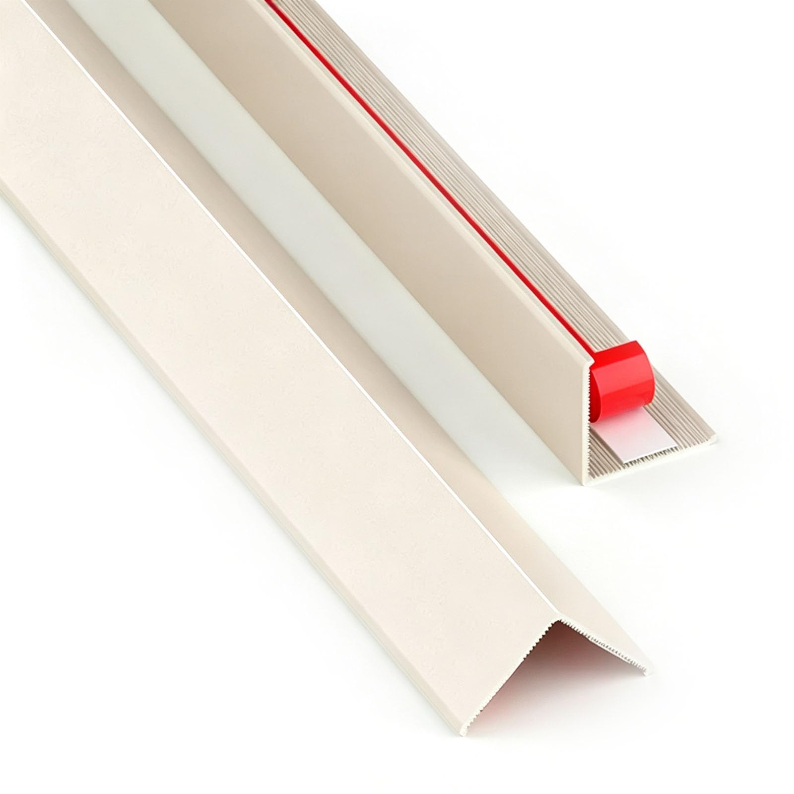 Paraspigoli Angolari in Alluminio, Autoadesivi, para Spigoli | Modanatura Adesiva per Pareti, Profilo Smussato 3D, Scanalature Interne(Pink,2x135cm/0.8x53in)