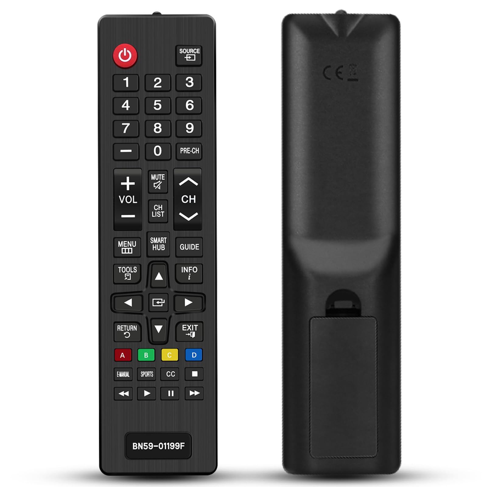 Telecomando Universale per Samsung Smart TV, BN59-01199F Sostitutivo Telecomando, Compatibile Samsung Smart TV LCD LED HDTV 3D 4K, Nessuna Configurazione, Telecomando TV Universale