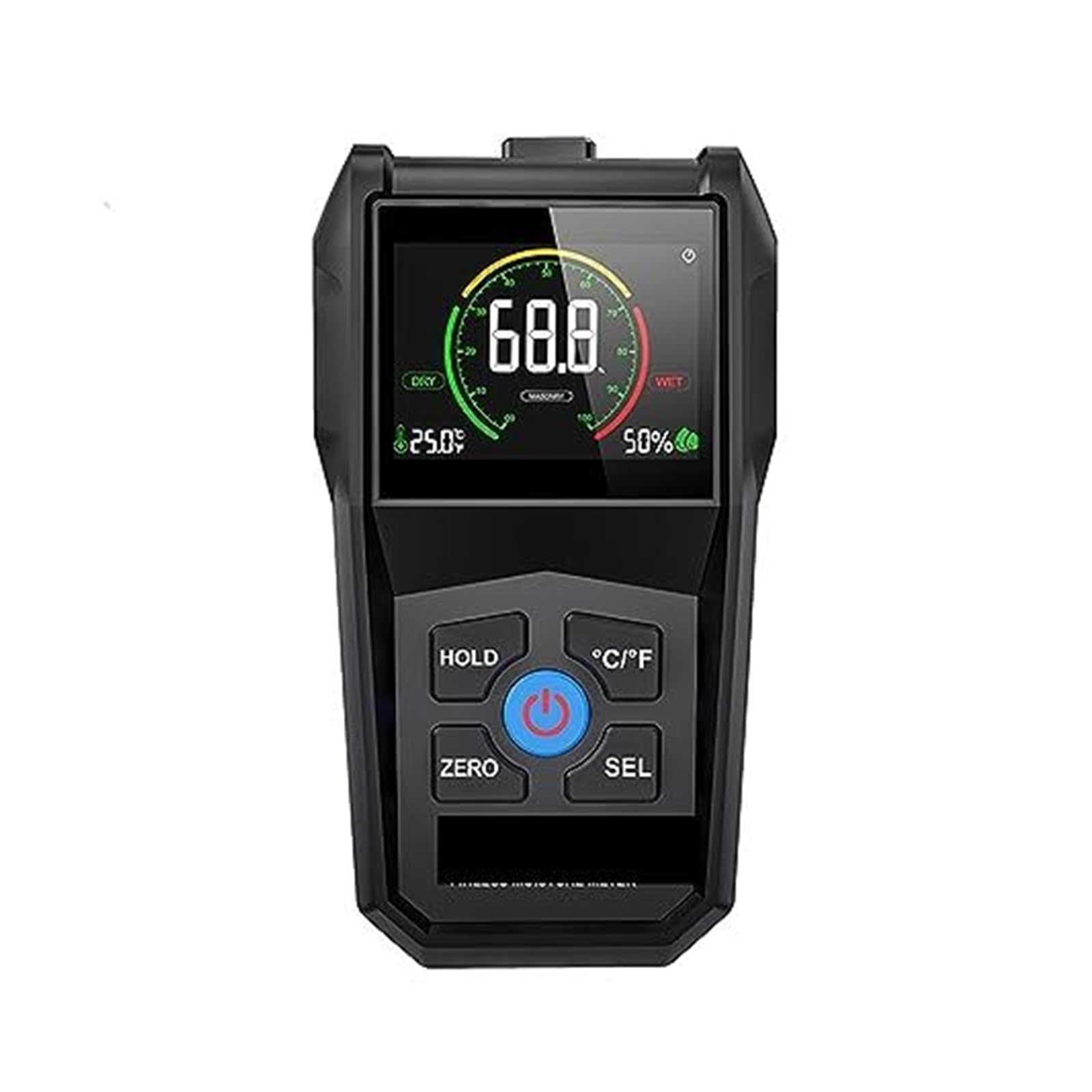 Medidor de humedad madera digital dos pines con pantalla LCD - Probador for y materiales construcción (WM710A)(Wm700)