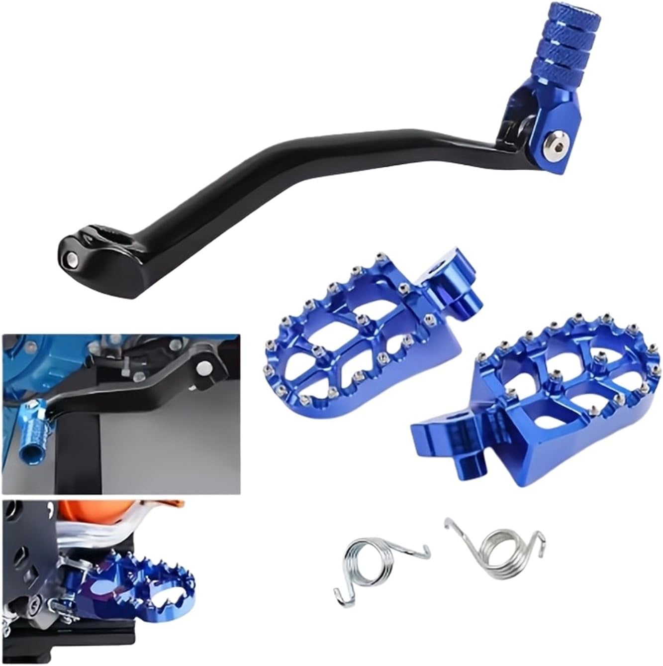 Moto Gear Shift Lever for YA&MAHA YZ65 YZ85 YZ125 YZ250 YZ125X YZ250X YZ250F YZ450F Aluminium Motorcycle Gear Folding Shift Levers Brake Pedal.