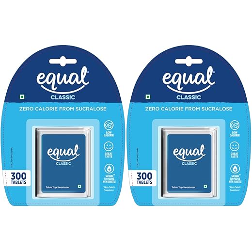Sweetener with Equal Classic Zero Calorie NOASPARTAME Sugar