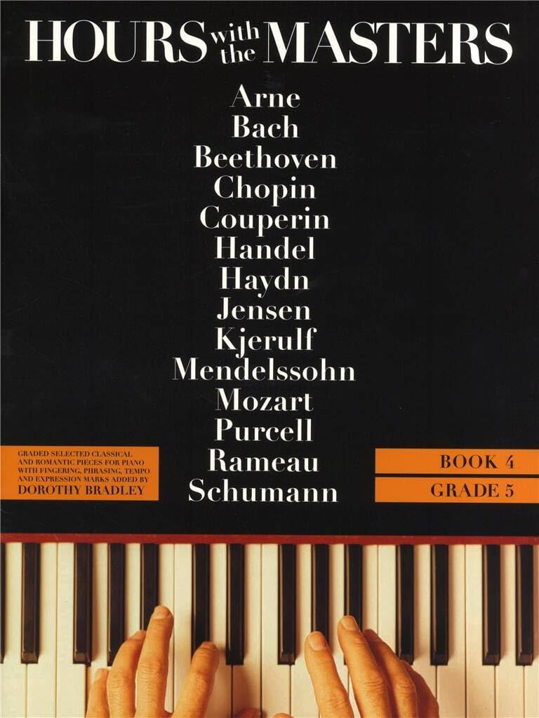 Hours With The Masters Vol. 4 Grade 5 Tune book piano (advanced) Bradley Boswort