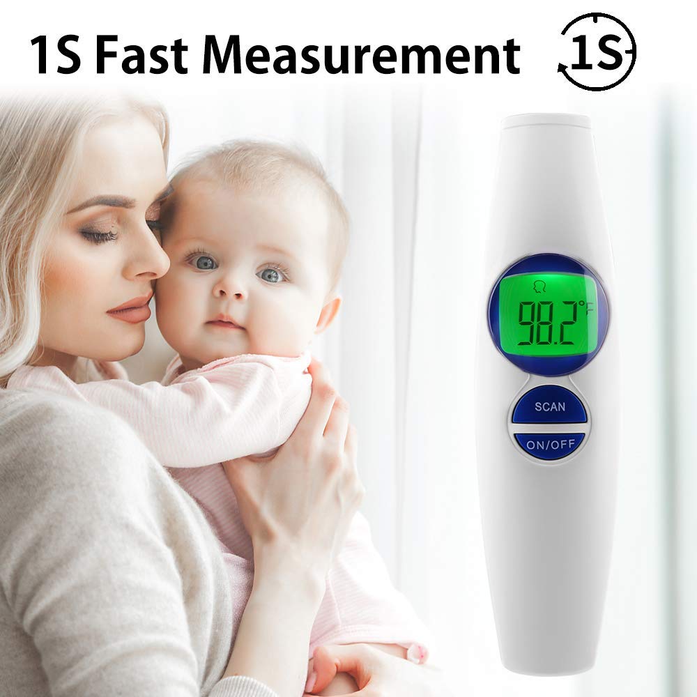SOYES Infrared Thermometer for Adults (Silver)