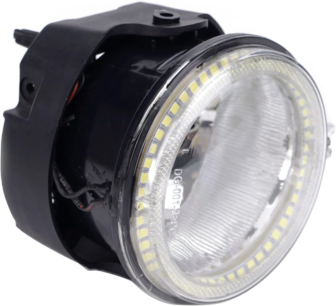 YLT AUTO Fog Light w/Bulbs Replacement Kit Clear Lens for 2005 2006 2007 2008 2009 2010 Dodge Dakota Dodge Grand/Dodge Charger/Challenger Avenger