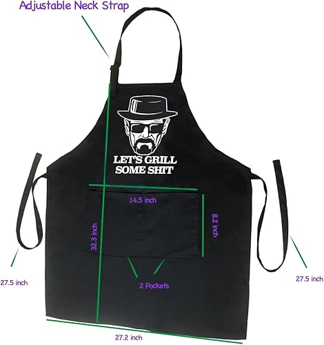 Miniatura 9 de Delantal para hombre para parrilla de barbacoa mejor Flippin' Farter I Mean Father divertido regalo para padre