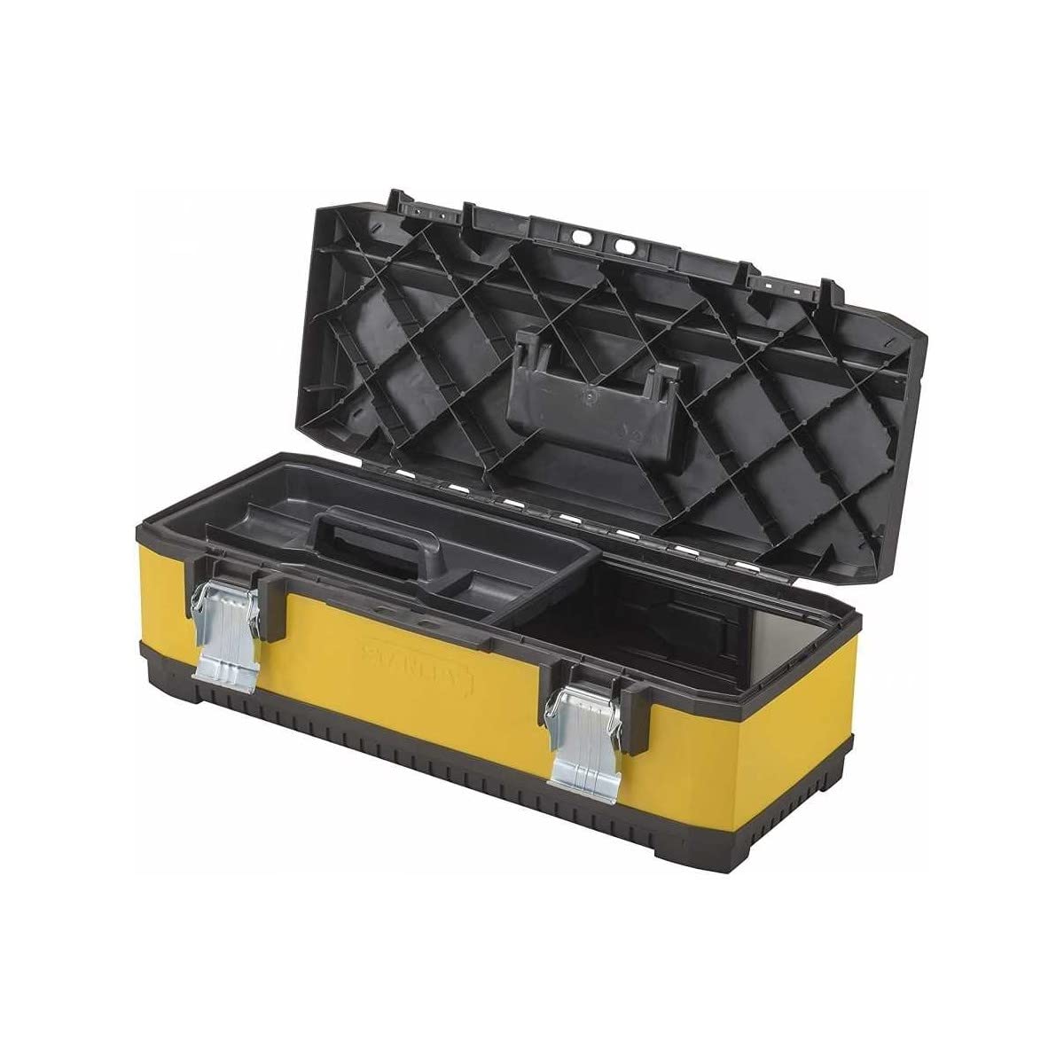 Boîtes à outils Stanley Caisse de rangement Bricolage 66x29x22 cm 22.5L Poids : 3.1kg.