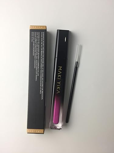 Miniatura 9 de MAKI YIKA Lápiz labial rosa intenso para mujeres, color duradero de larga duración, lápiz labial líquido mate sin manchas, a prueba de