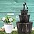 YI 40-Inch 3 Tier Barrel Waterfall Fountain Outdoor Water Fountains Barrel Wood 3-Tier Freestanding Rustic Pump for Garden Patio Backyard Porc