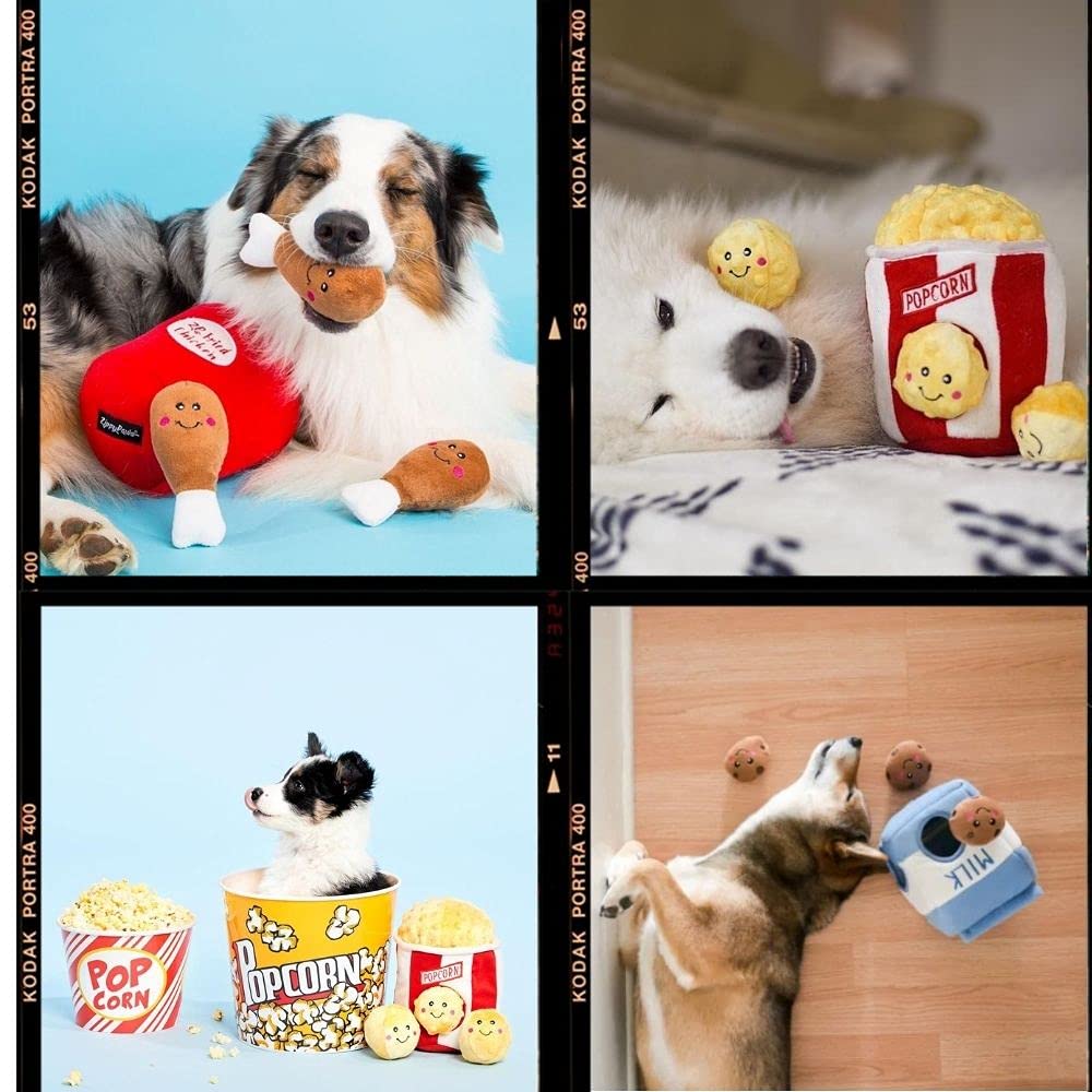 ZippyPaws Hot Cocoa Burrow Dog Toy - Interactive Squeaky -8 ZippyPaws Hot Cocoa Burrow Dog Toy - Interactive Squeaky -8