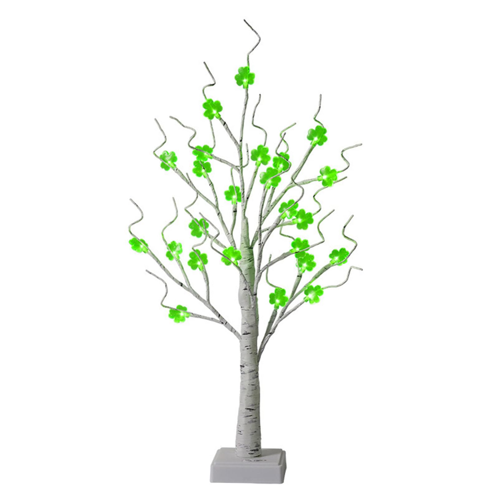 Msioytog Festival LED Shamrocks Tree Light for Patrick ' s Day Celebration Decoration Home Party Use Materials Kids Night Light