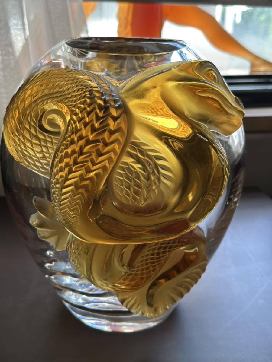 ラリック　限定花瓶 Amazon.co.jp: ノーブランド品大幅!超貴重限定品LALIQUEラリック花瓶