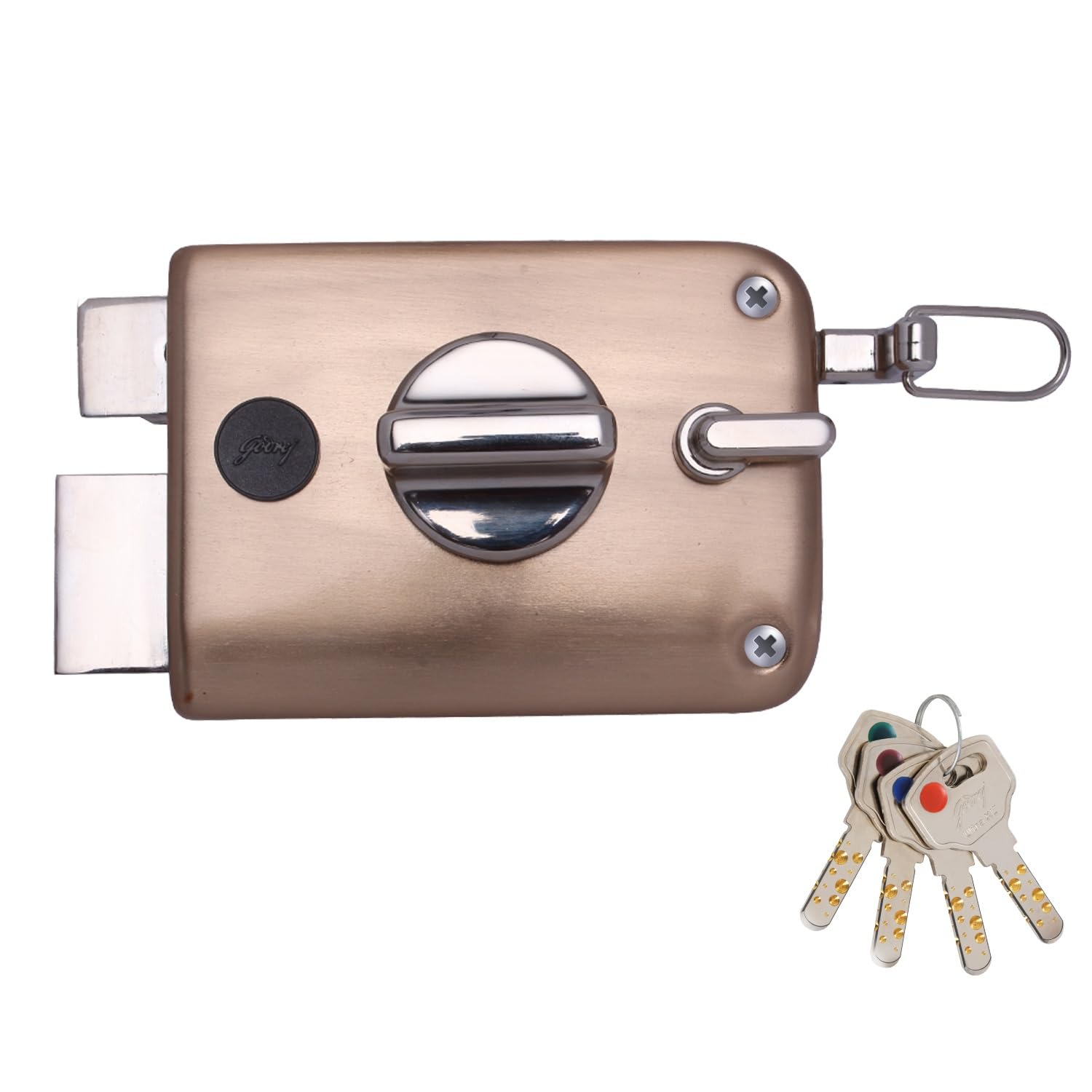 See full amazon price history chart for Godrej Rim Lock I Twinbolt XL+ I 1CK Latchbolt I Sunset Rose Gold Finish I for Outside Opening Door & Left/Right Handed Doors I 4 Keys I 5 Year Warrenty I Auto Locking Godrej Rim Lock I Twinbolt XL+ I 1CK Latchbolt I Sunset Rose Gold Finish I for Outside Opening Door & Left/Right Handed Doors I 4 Keys I 5 Year Warrenty I Auto Locking (B0C7CM4Y9L) Amazon Price History, Amazon Price Tracker